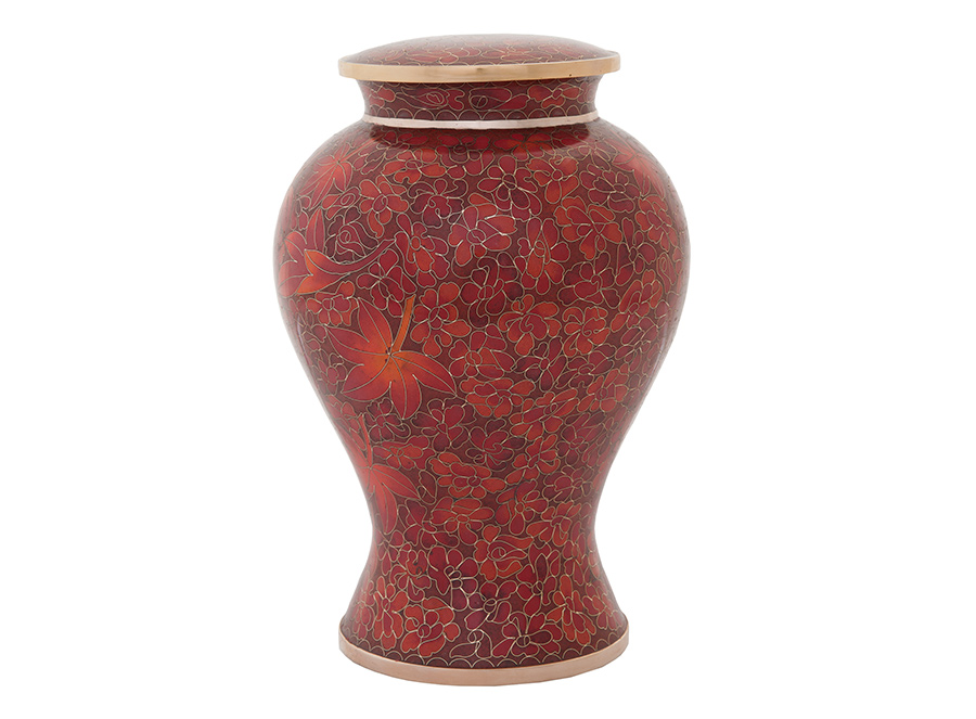 Autumn Leaves Cloisonne