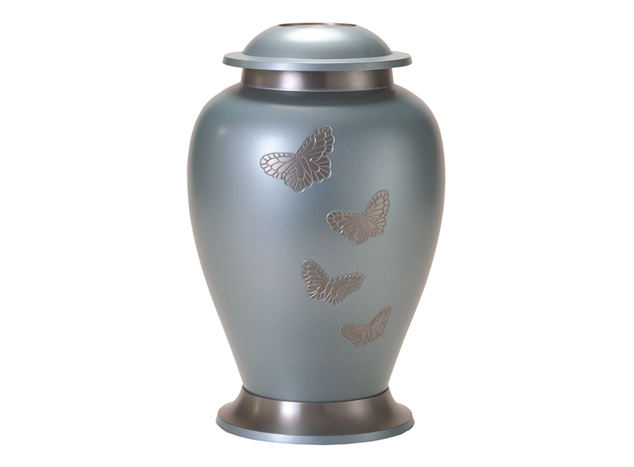 Avondale Teal with Butterflies