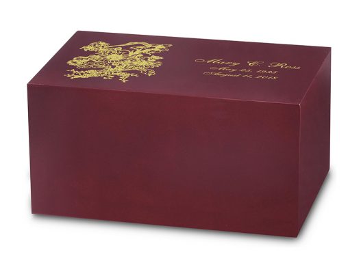 Regal Painted Bronze Urns