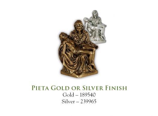 Pieta Gold or Silver Finish
