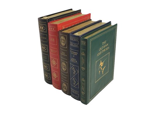 5 BOOK LIBRARY COLLECTION URN