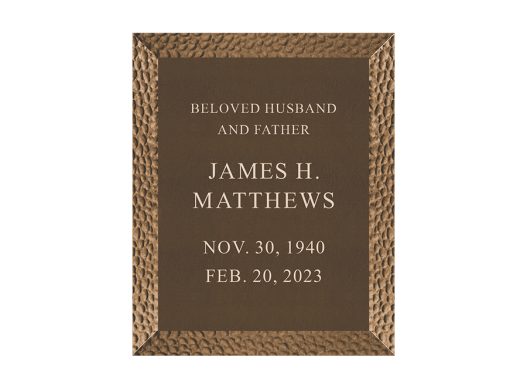 No. 658NB HAMMERED EDGE