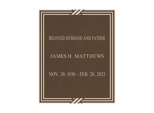 No. 687NB DOUBLE CROSS & TRIPLE LINE