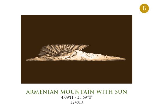 Armenian Mountain with Sun 124813