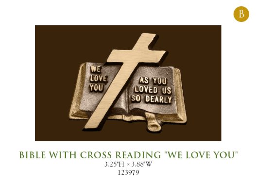 Bible with Cross reading We Love You 123979