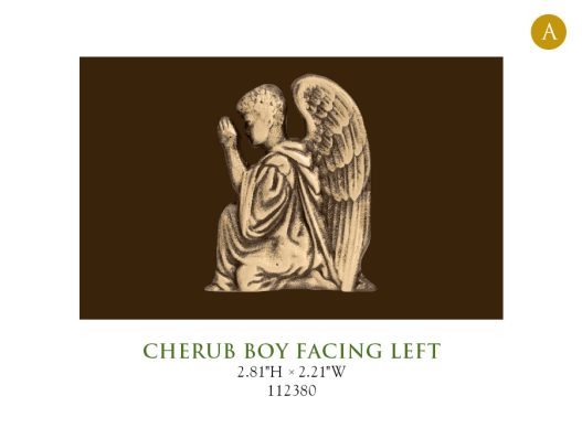 Cherub Boy Facing Left  112380