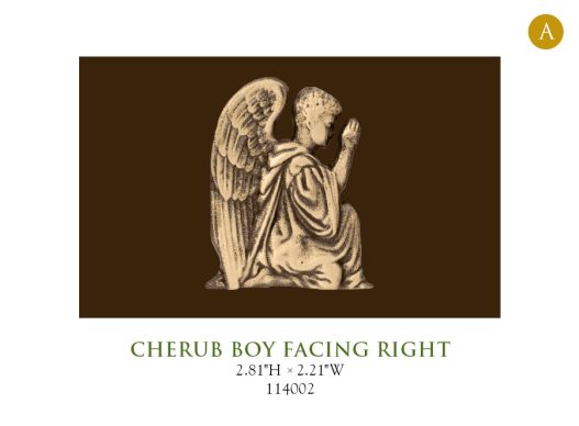Cherub Boy Facing Right 114002