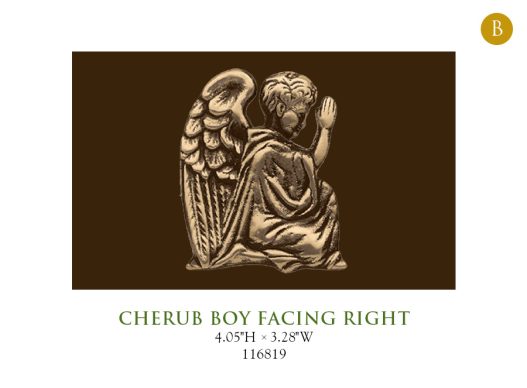 Cherub Boy Facing Right 116819