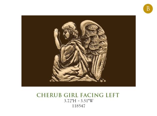Cherub Girl Facing Left 118547