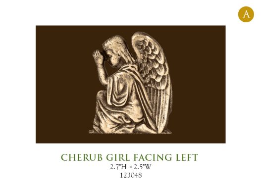 Cherub Girl Facing Left 123048