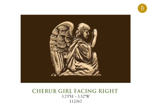Cherub Girl Facing Right 112067
