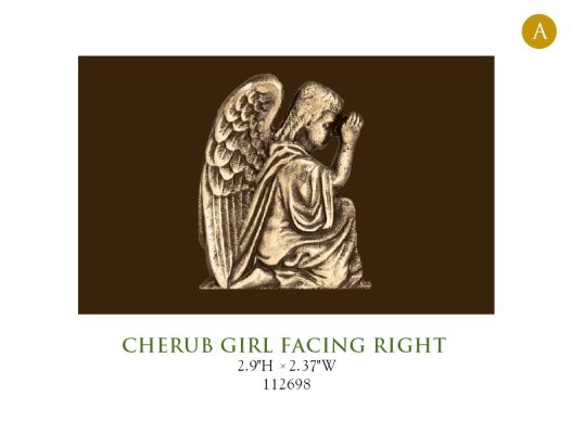 Cherub Girl Facing Right 112698