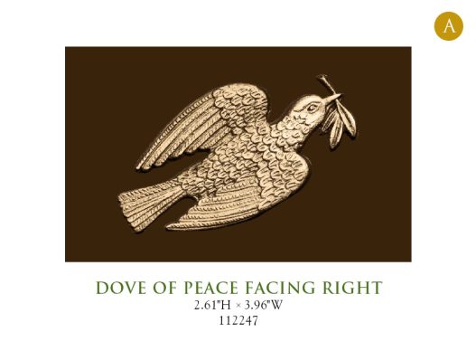 Dove of Peace Facing Right 112247