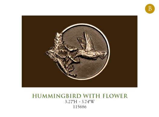 Humming Bird with Flower 115686
