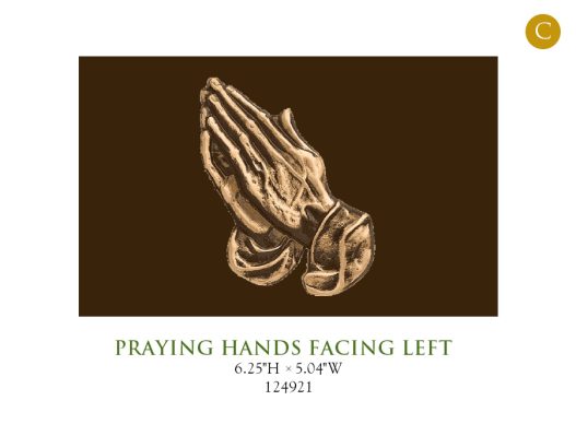 Praying Hands Facing Left 124921