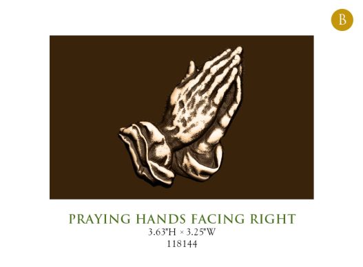 Praying Hands Facing Right 118144