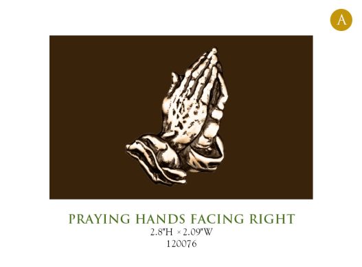 Praying Hands Facing Right 120076
