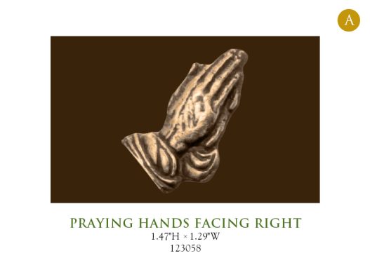 Praying Hands Facing Right 123058