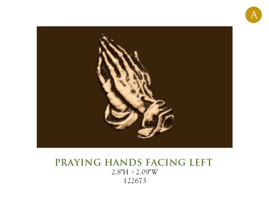 Praying Hands Facing Left 122673