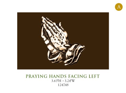 Praying Hands Facing Left 124748