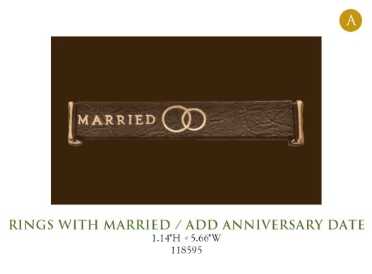 Rings with Married Add Anniversary Date 118595
