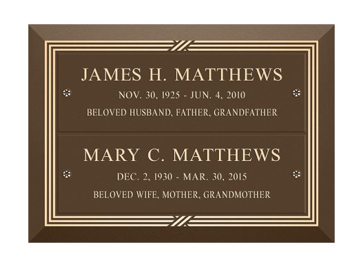 No. 687H-2 DOUBLE CROSS & TRIPLE LINE