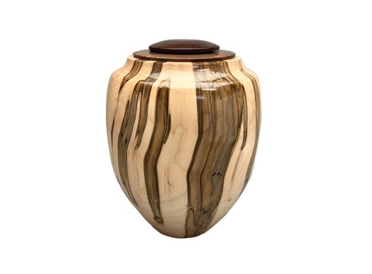 Ambrosia Maple Turned wood urn